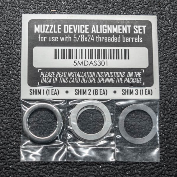 Dead Air Muzzle Device Shim Kit